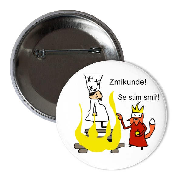 Odznak  s potlačou Se stim smiř