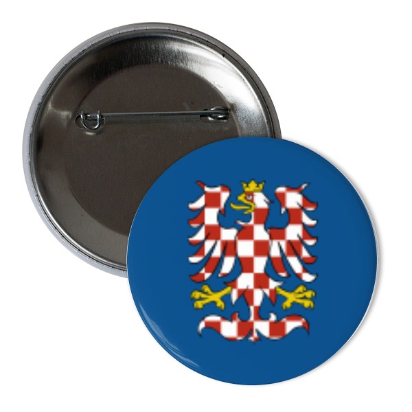 Odznak  s potlačou Placka Morava