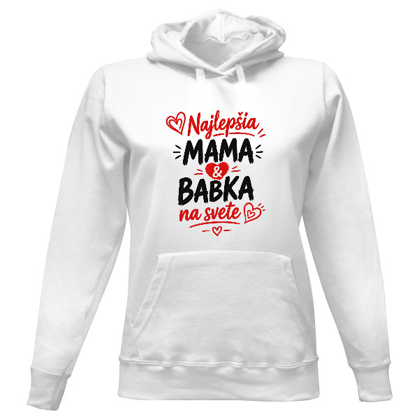 Dámska mikina s kapucňou s potlačou Nový produkt