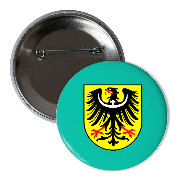 Odznak  s potlačou Placka Slezská orlice