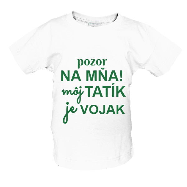 Tričko s potlačou pozor na mna..