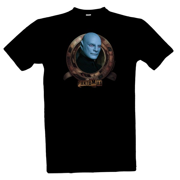 Tričko s potlačou Fantomas, nejslavnější padouch francouzských komedií